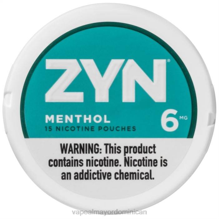 X82D23 - mayorista vapeo mentol ZYN bolsa de nicotina 6 mg