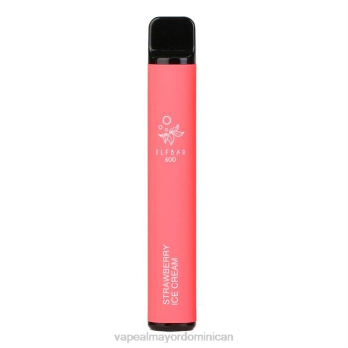 X82D104 - vape desechable helado de fresa ELFBAR 600