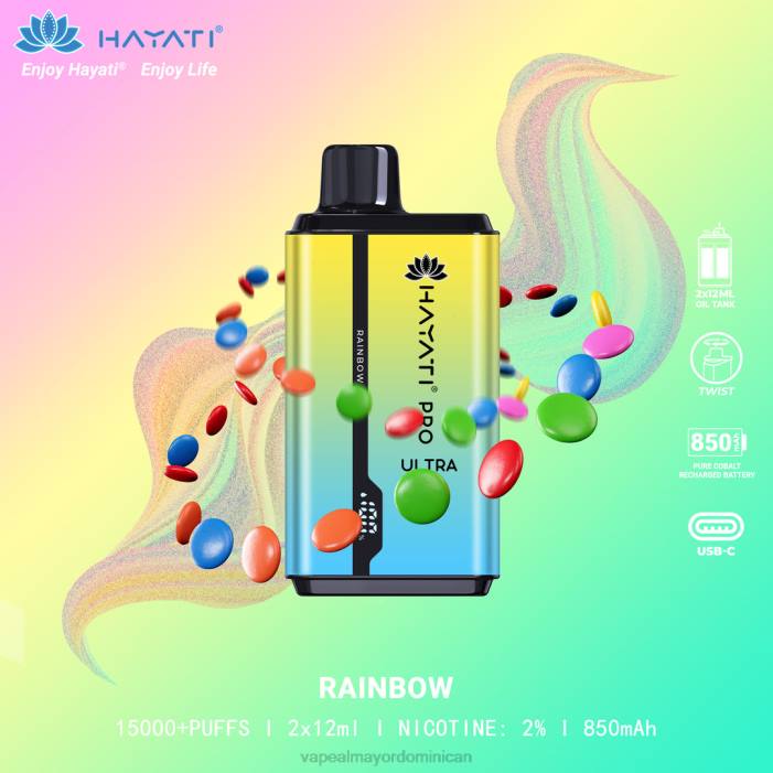 X82D214 - vape desechable arcoíris Hayati Pro Ultra