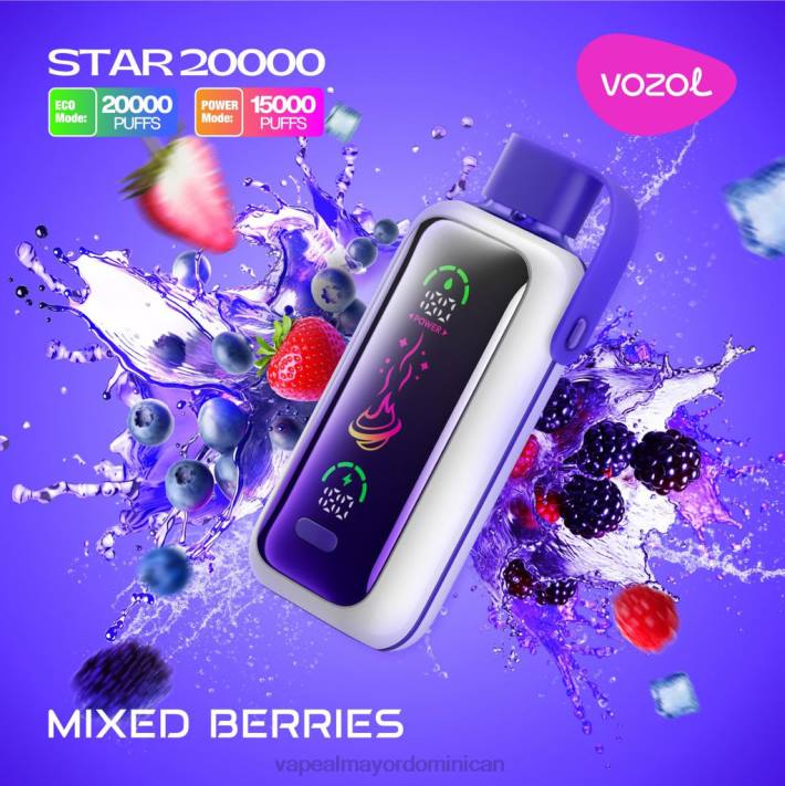 VOZOL STAR 20000 bayas mixtas FH6X14 Vape Desechable